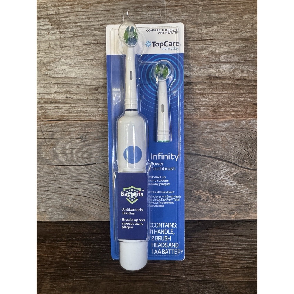 Top Care Electric Toothbrush‎ w/ 2 Heads |